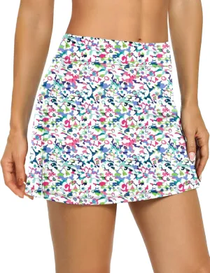 LouKeith Tennis Skirts for Women Golf Athletic Activewear Skorts Mini Summer Workout Running Shorts with Pockets