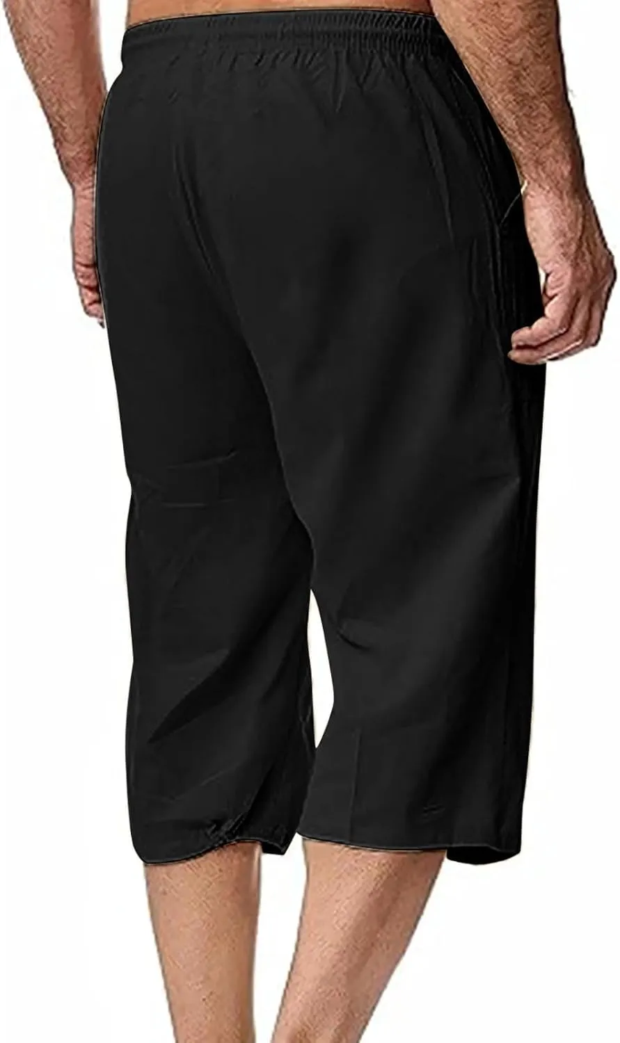Man Pleated Straight Leg Basic Long Leg Loose Fit Pants for Mens Linen Fall Summer 2025 Y2K
