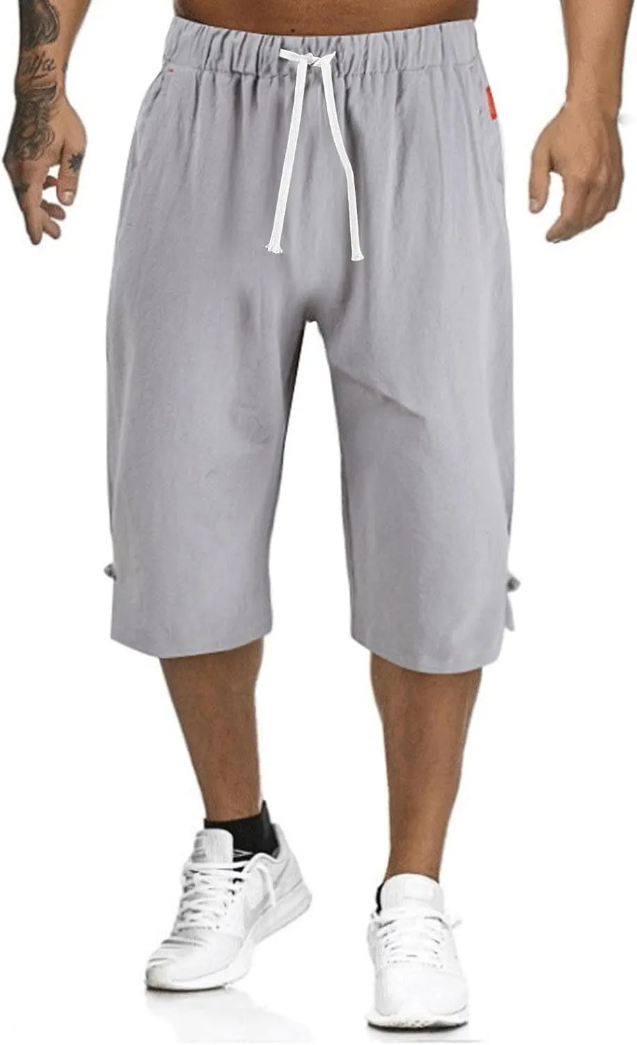 Man Pleated Straight Leg Basic Long Leg Loose Fit Pants for Mens Linen Fall Summer 2025 Y2K
