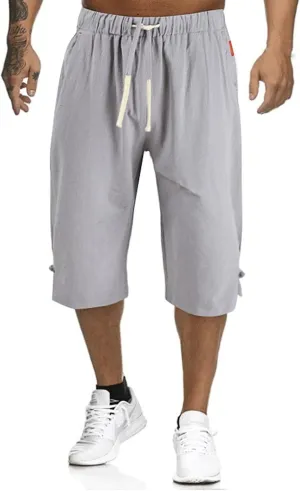 Man Pleated Straight Leg Basic Long Leg Loose Fit Pants for Mens Linen Fall Summer 2025 Y2K