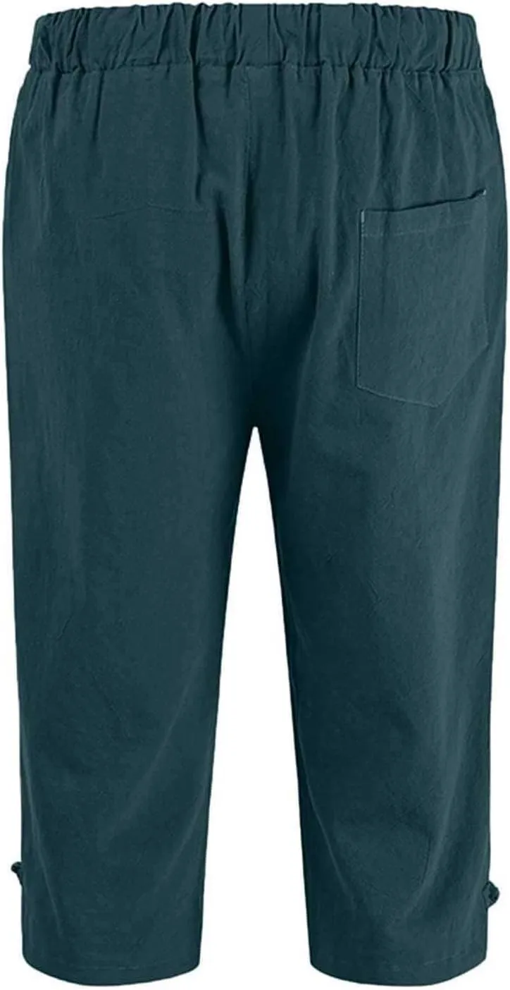 Man Pleated Straight Leg Basic Long Leg Loose Fit Pants for Mens Linen Fall Summer 2025 Y2K