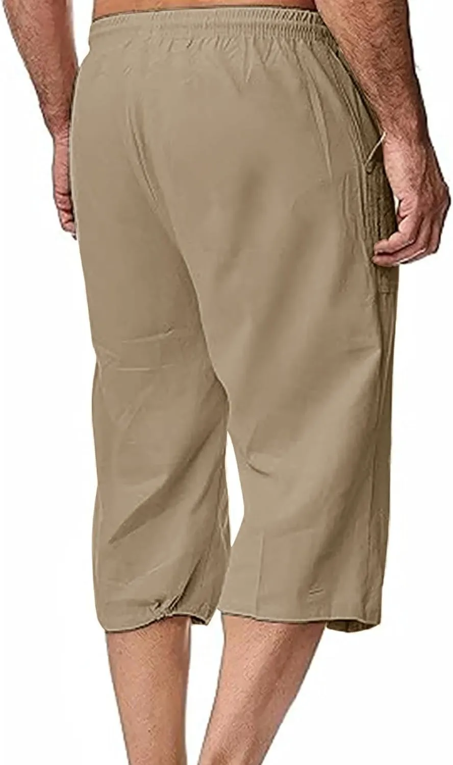 Man Pleated Straight Leg Basic Long Leg Loose Fit Pants for Mens Linen Fall Summer 2025 Y2K