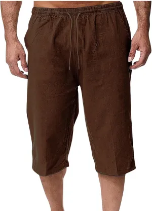 Man Pleated Straight Leg Basic Long Leg Loose Fit Pants for Mens Linen Fall Summer 2025 Y2K
