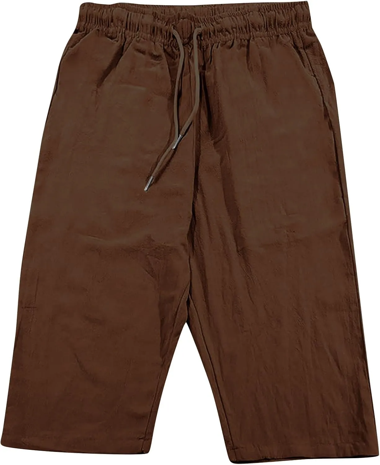 Man Pleated Straight Leg Basic Long Leg Loose Fit Pants for Mens Linen Fall Summer 2025 Y2K