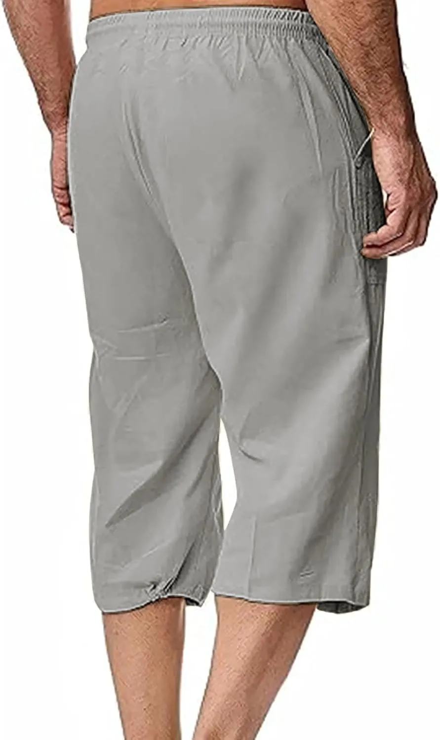 Man Pleated Straight Leg Basic Long Leg Loose Fit Pants for Mens Linen Fall Summer 2025 Y2K