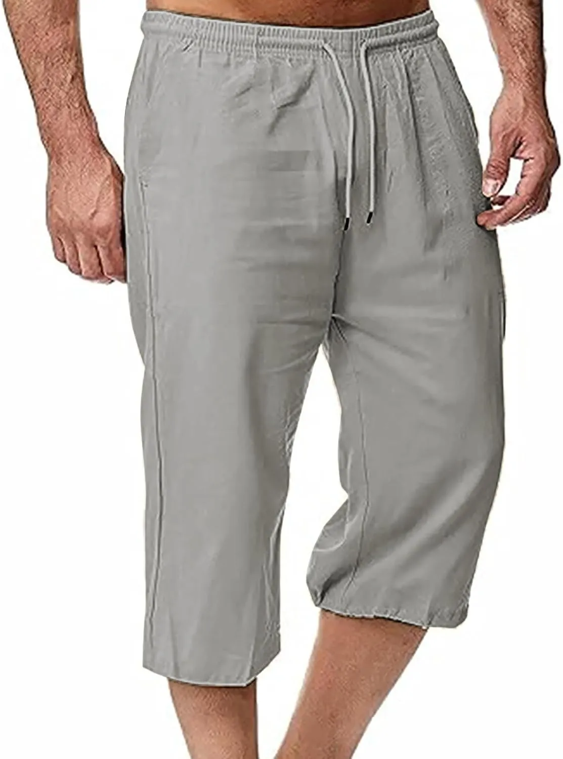 Man Pleated Straight Leg Basic Long Leg Loose Fit Pants for Mens Linen Fall Summer 2025 Y2K