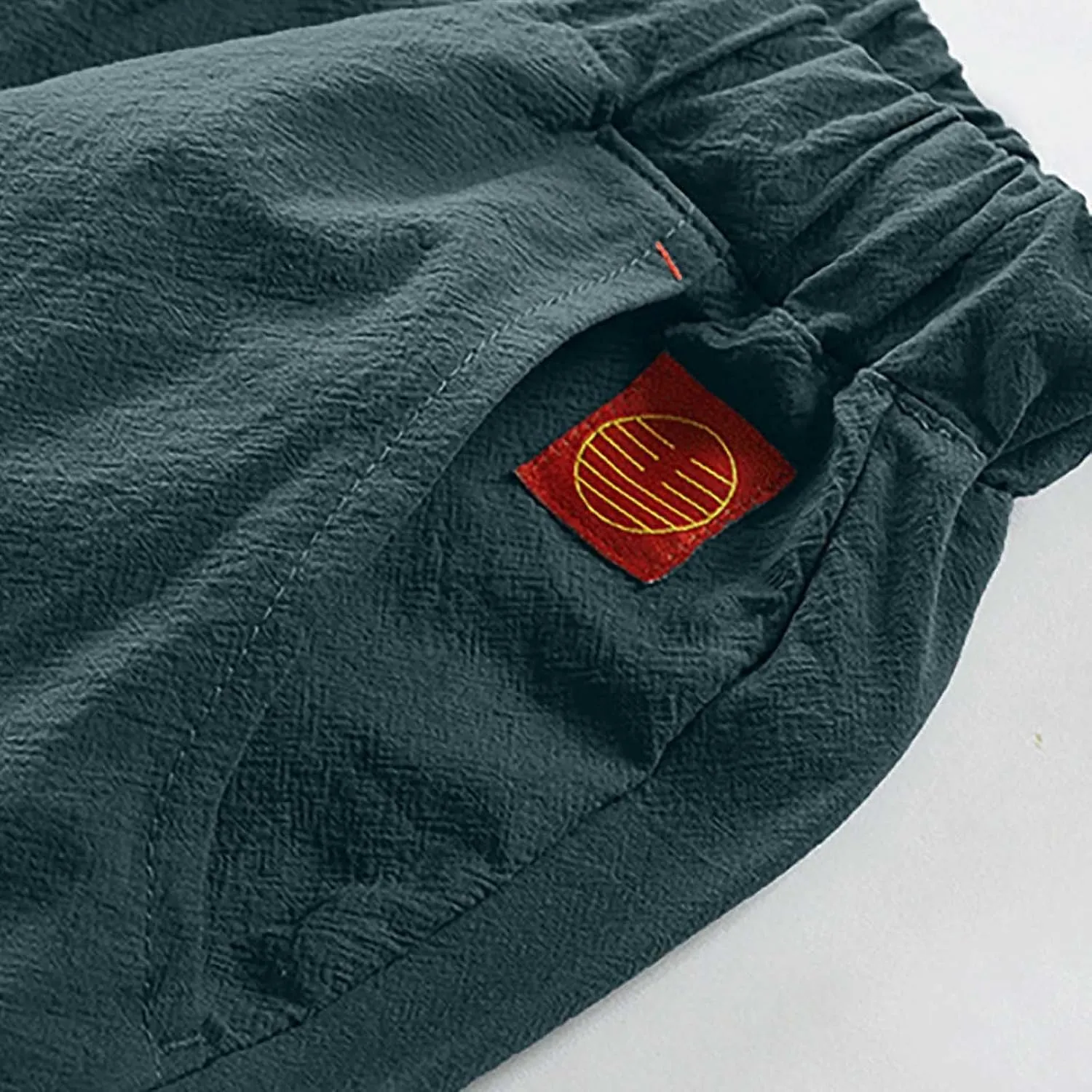 Man Pleated Straight Leg Basic Long Leg Loose Fit Pants for Mens Linen Fall Summer 2025 Y2K