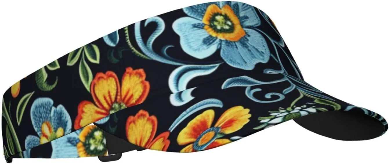 Marble Sports Sun Visor for Women Men, Adjustable Sun Hat Cap Tennis Visor for Beach Pool Golf Outdoor Travel