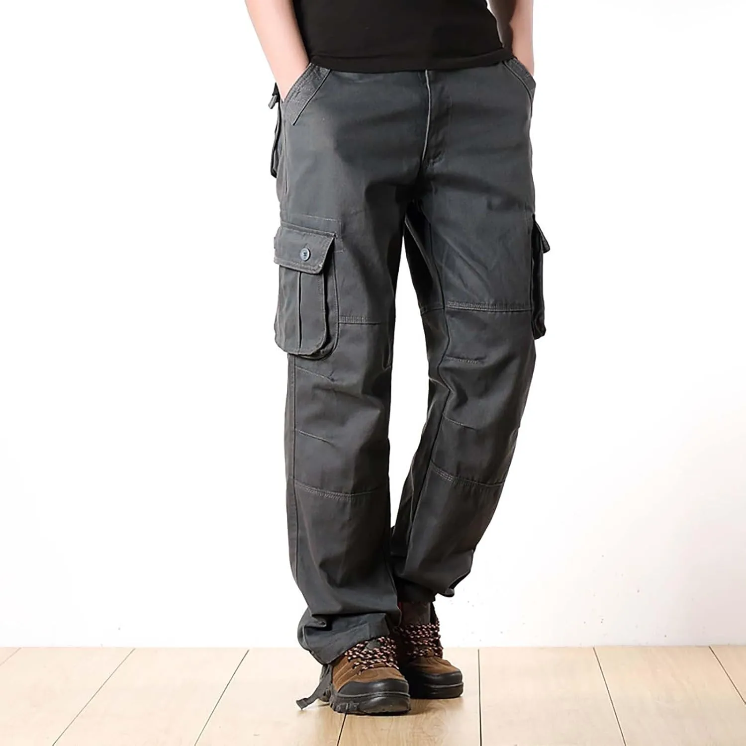 Mens 2024 Tactical Pants Casual Cargo Pants Hiking Pants Workout Joggers Work Sweatpants Lightweight Pants Outdoor