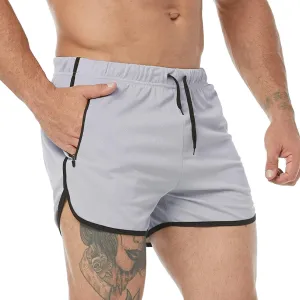 Men's Gym Workout Shorts Lightweight Athletic Shorts Running Quick Dry Bodybuilding Training with Pocket