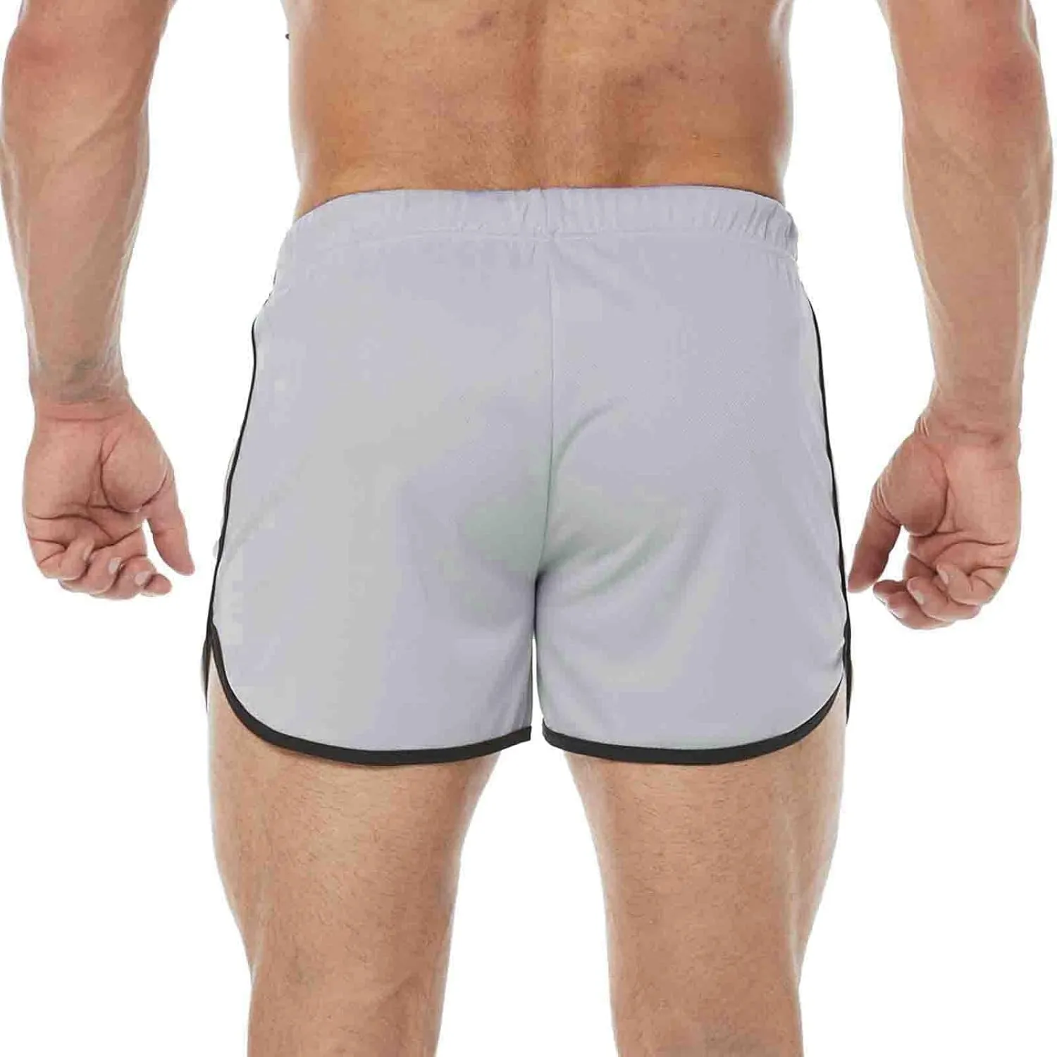Men's Gym Workout Shorts Lightweight Athletic Shorts Running Quick Dry Bodybuilding Training with Pocket