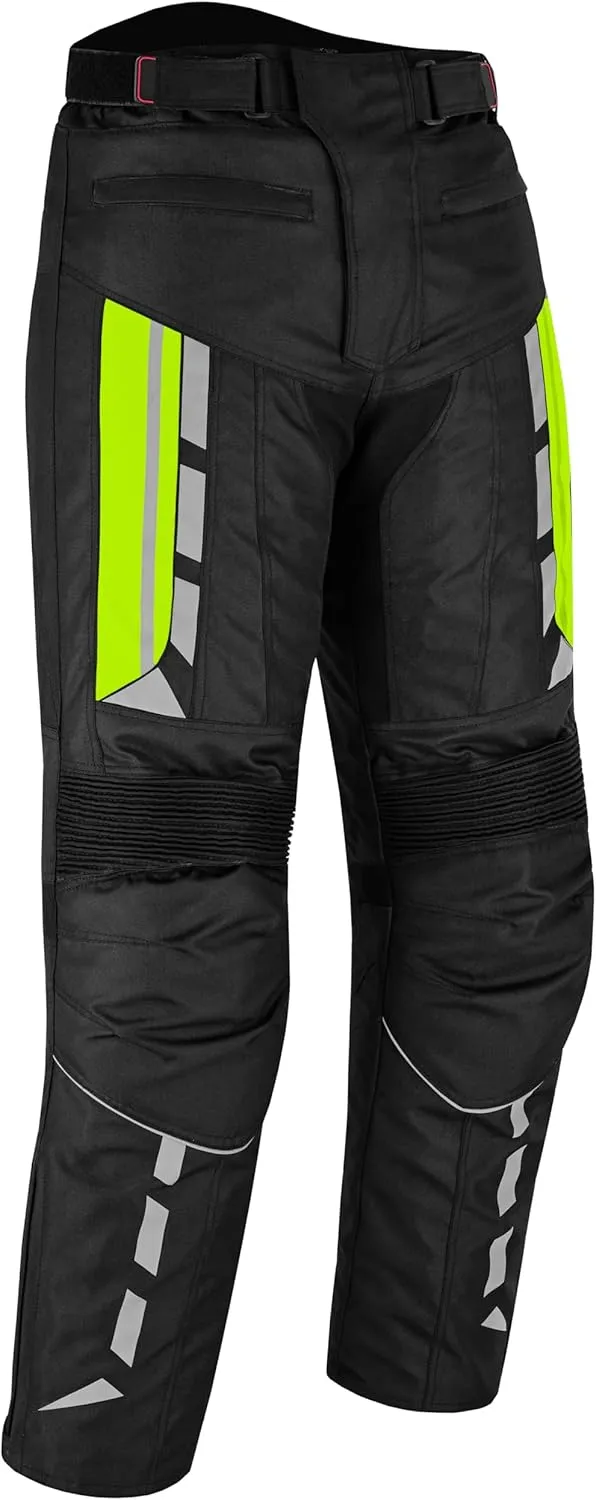 Mens Motorbike Suit Waterproof Cordura Jacket with Trouser Motorcycle, Biker Protection CE Approved