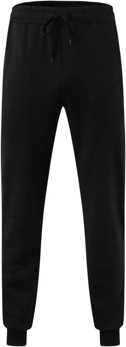 Mens Sweatpants with Pockets Athletic Drawstring Joggers Running Sports Track Pants Slim Fit Fashion Men's Trousers