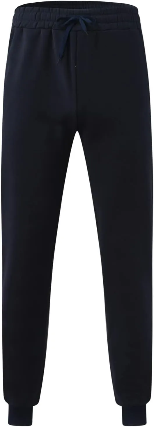 Mens Sweatpants with Pockets Athletic Drawstring Joggers Running Sports Track Pants Slim Fit Fashion Men's Trousers