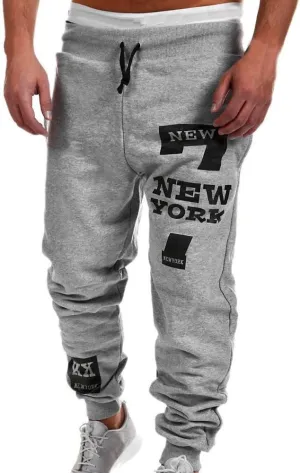 Mens Sweatpants with Pockets Big and Tall Multi Pockets Men Splicing Printed Overalls Casual Pocket Sport Work Casual
