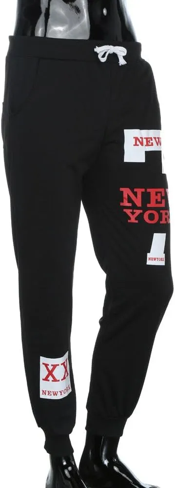 Mens Sweatpants with Pockets Big and Tall Multi Pockets Men Splicing Printed Overalls Casual Pocket Sport Work Casual