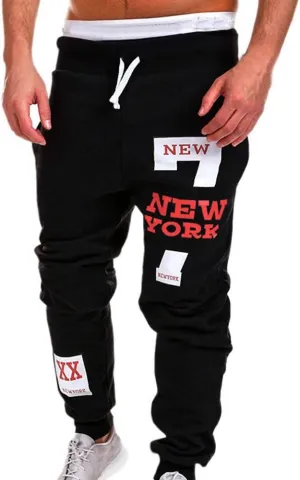 Mens Sweatpants with Pockets Big and Tall Multi Pockets Men Splicing Printed Overalls Casual Pocket Sport Work Casual