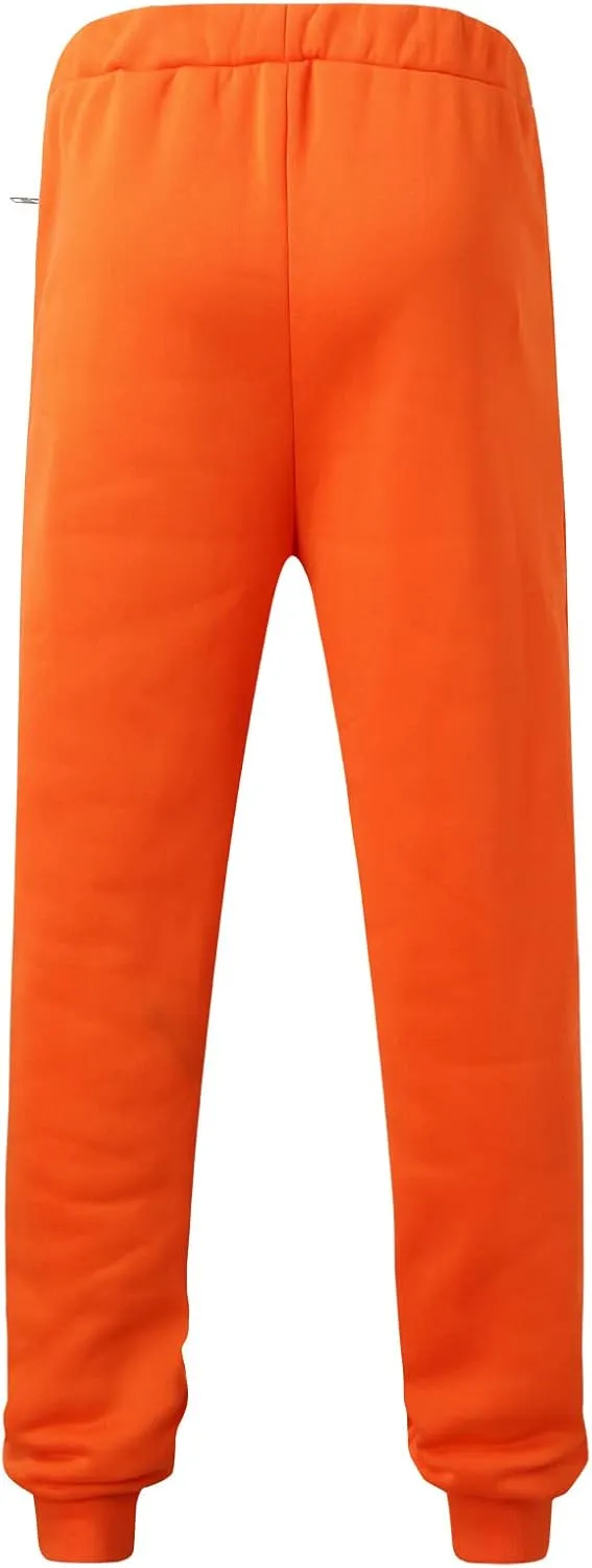 Mens Workout Cargo Sweatpants Hiking Cargo Pants Joggers Slim Fit Stretch Lightweight Casual Work Pants with Pockets