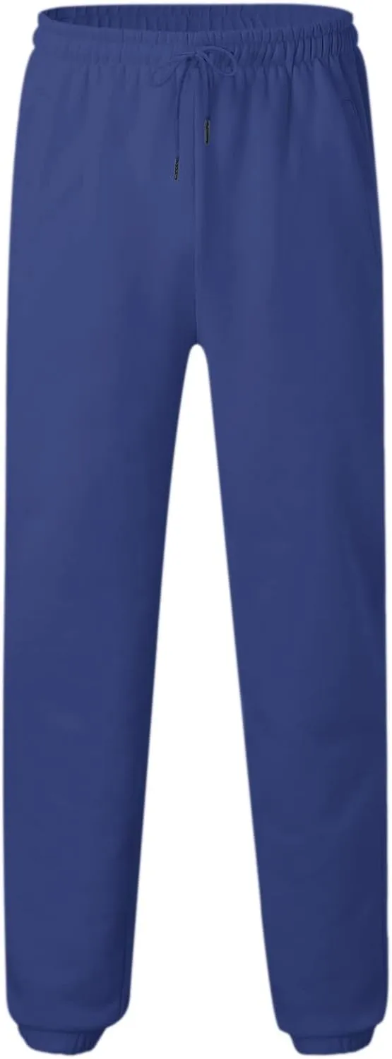 Mens Workout Cargo Sweatpants Work Jogger Pants with Pockets Mens Casual Pants Stretch Slim Fit Workout Bodybuilding
