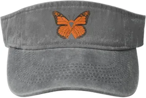 Ms Multiple Sclerosis Awareness Sport Sun Visor Hat Cotton Ball Caps Empty Top Baseball Sun Cap for Men Women