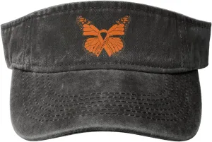 Ms Multiple Sclerosis Awareness Sport Sun Visor Hat Cotton Ball Caps Empty Top Baseball Sun Cap for Men Women