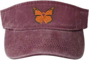 Ms Multiple Sclerosis Awareness Sport Sun Visor Hat Cotton Ball Caps Empty Top Baseball Sun Cap for Men Women