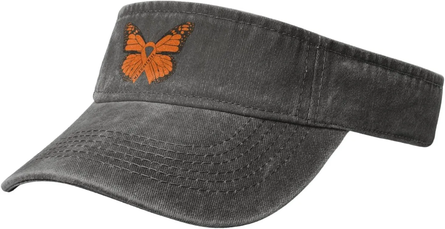 Ms Multiple Sclerosis Awareness Sport Sun Visor Hat Cotton Ball Caps Empty Top Baseball Sun Cap for Men Women