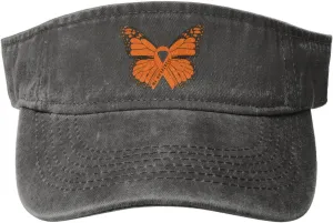 Ms Multiple Sclerosis Awareness Sport Sun Visor Hat Cotton Ball Caps Empty Top Baseball Sun Cap for Men Women