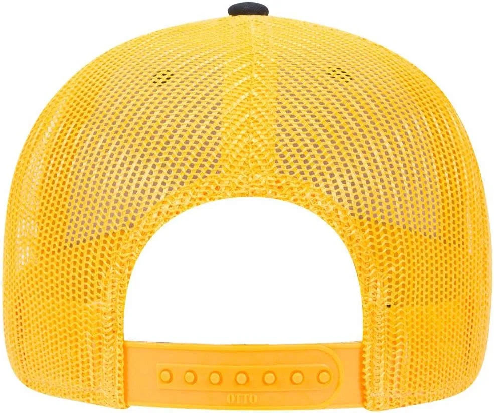 OTTO 6 Panel Low Profile Contrast Vertical Mesh Back Cap