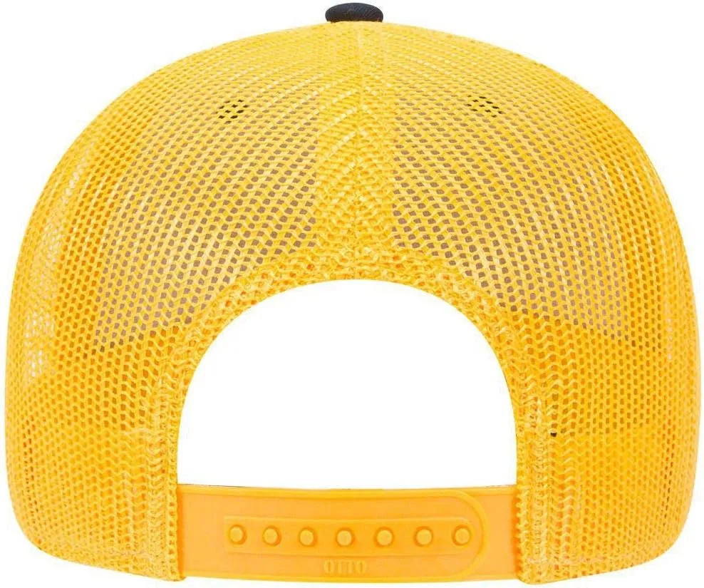 OTTO 6 Panel Low Profile Contrast Vertical Mesh Back Cap