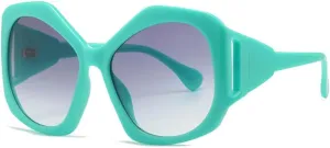 Oversized Irregular Cat Eye Sunglasses Women Vintage Pink Gradient Sun Glasses Female Shades Big Frame Eyewear
