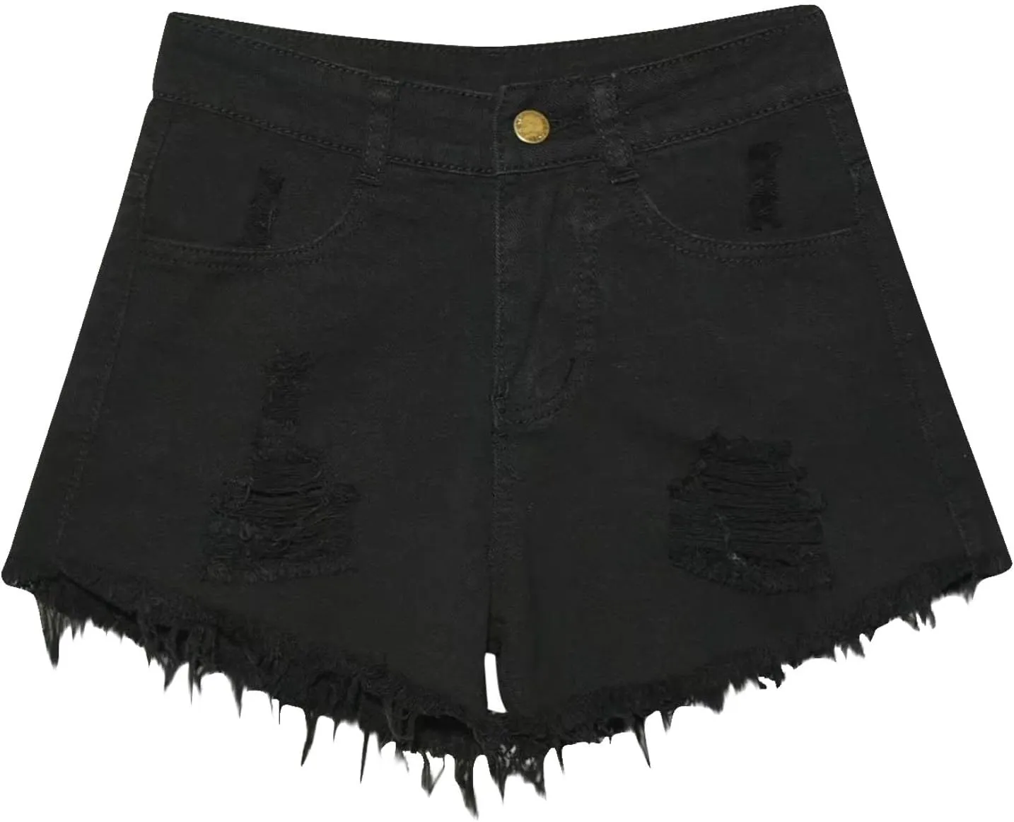 Plus Size Denim Shorts for Women Stretch Jean Shorts A Line Wide Leg Shorts High Waisted Distressed Jeans Cruise Wear