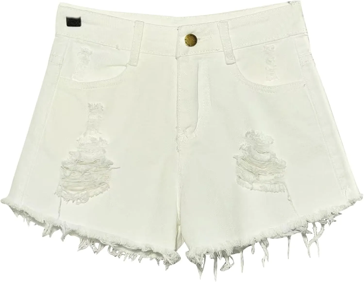 Plus Size Denim Shorts for Women Stretch Jean Shorts A Line Wide Leg Shorts High Waisted Distressed Jeans Cruise Wear