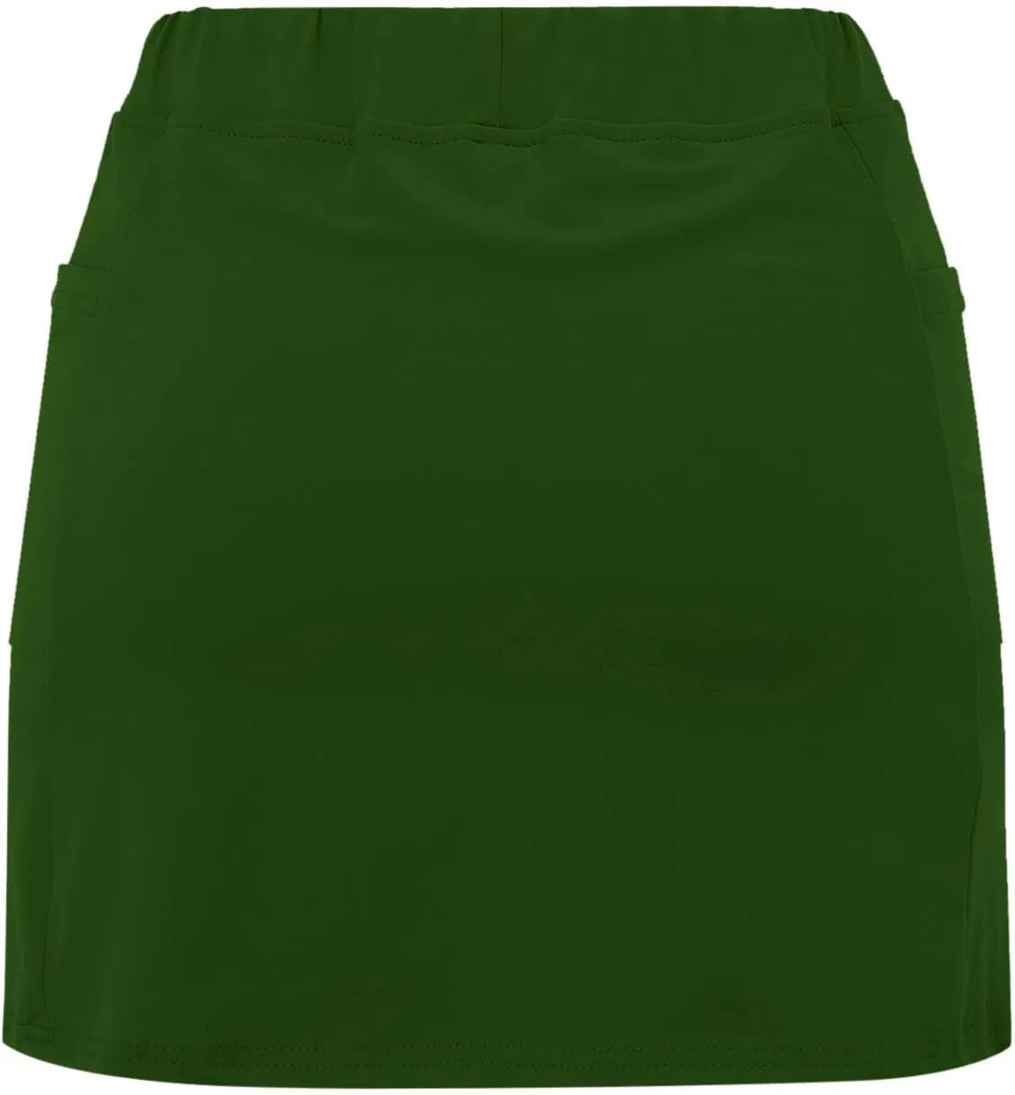 Plus Size Swim Skirt Womens Casual Solid Tennis Pocket Skirt Yoga Sport Active Skirt Shorts Skirt Costume Skater