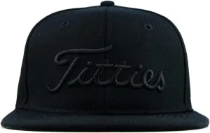 Power Golf Original Titties Golf Snapback Hat – Golf Cap PGA Flat Bill Brim – One Size, Universal Fit