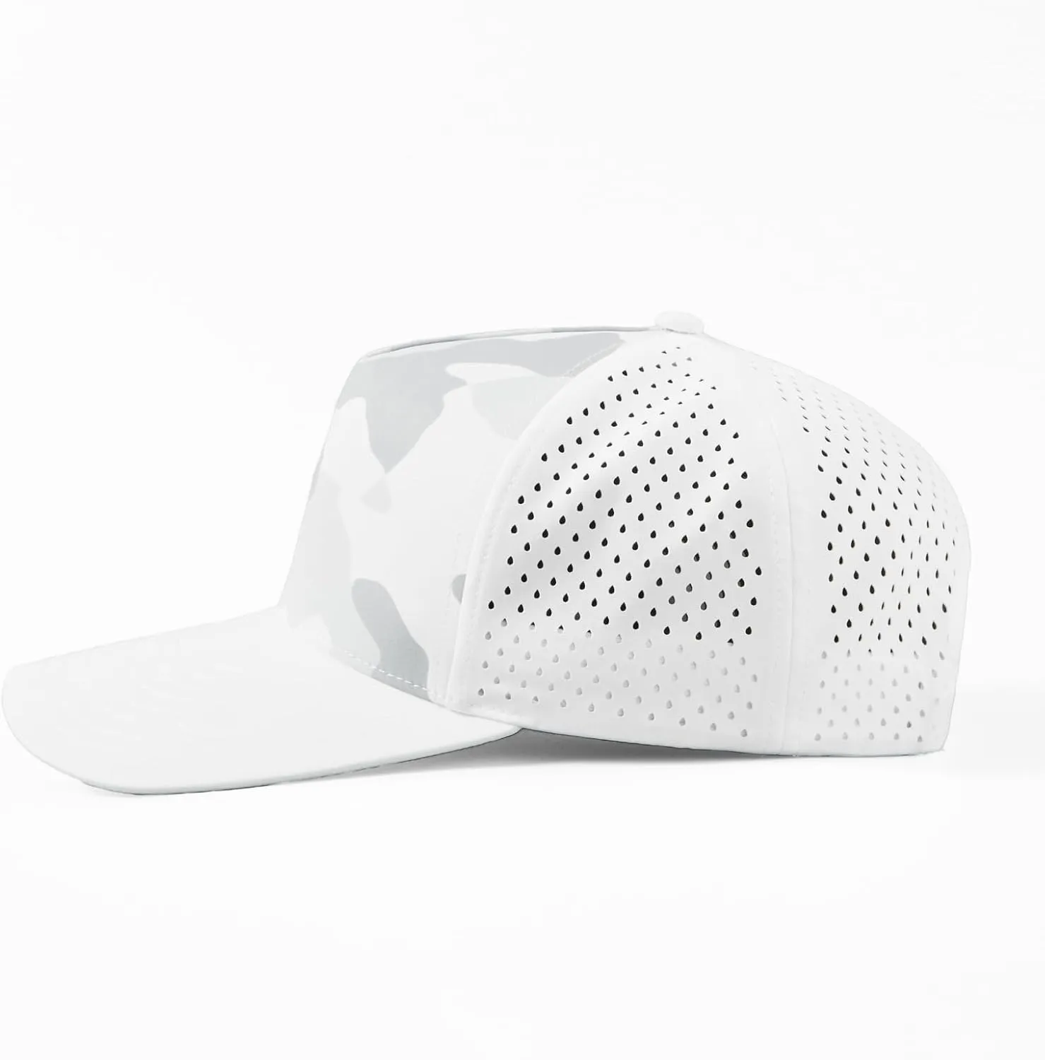 Quick-Dry Snapback Hats, 5-Panel Water-Resistant Mesh Baseball Caps for Men & Women, Golf, Running or Workouts