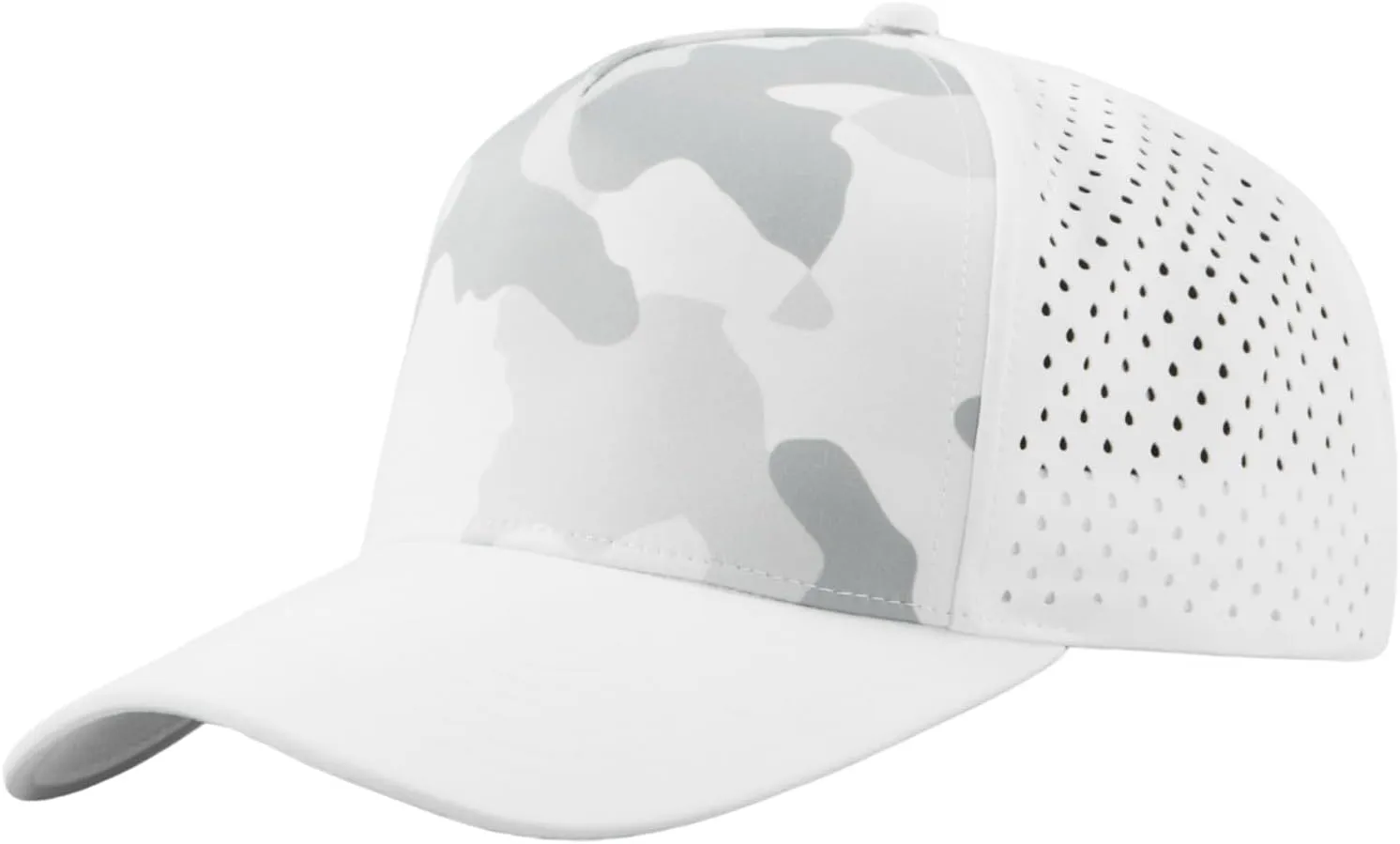 Quick-Dry Snapback Hats, 5-Panel Water-Resistant Mesh Baseball Caps for Men & Women, Golf, Running or Workouts