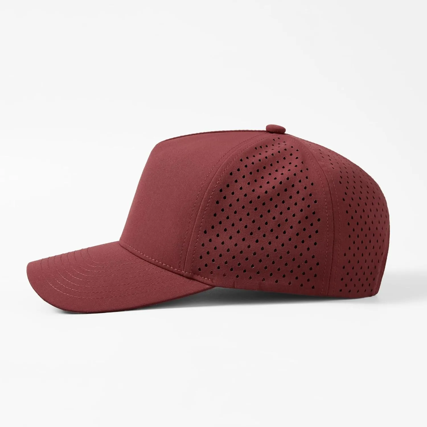 Quick-Dry Snapback Hats, 5-Panel Water-Resistant Mesh Baseball Caps for Men & Women, Golf, Running or Workouts