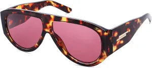 Retro Oversized Aviator Sunglasses for Women Men Trendy 70s Classic Vintage Designer Sun Glasses