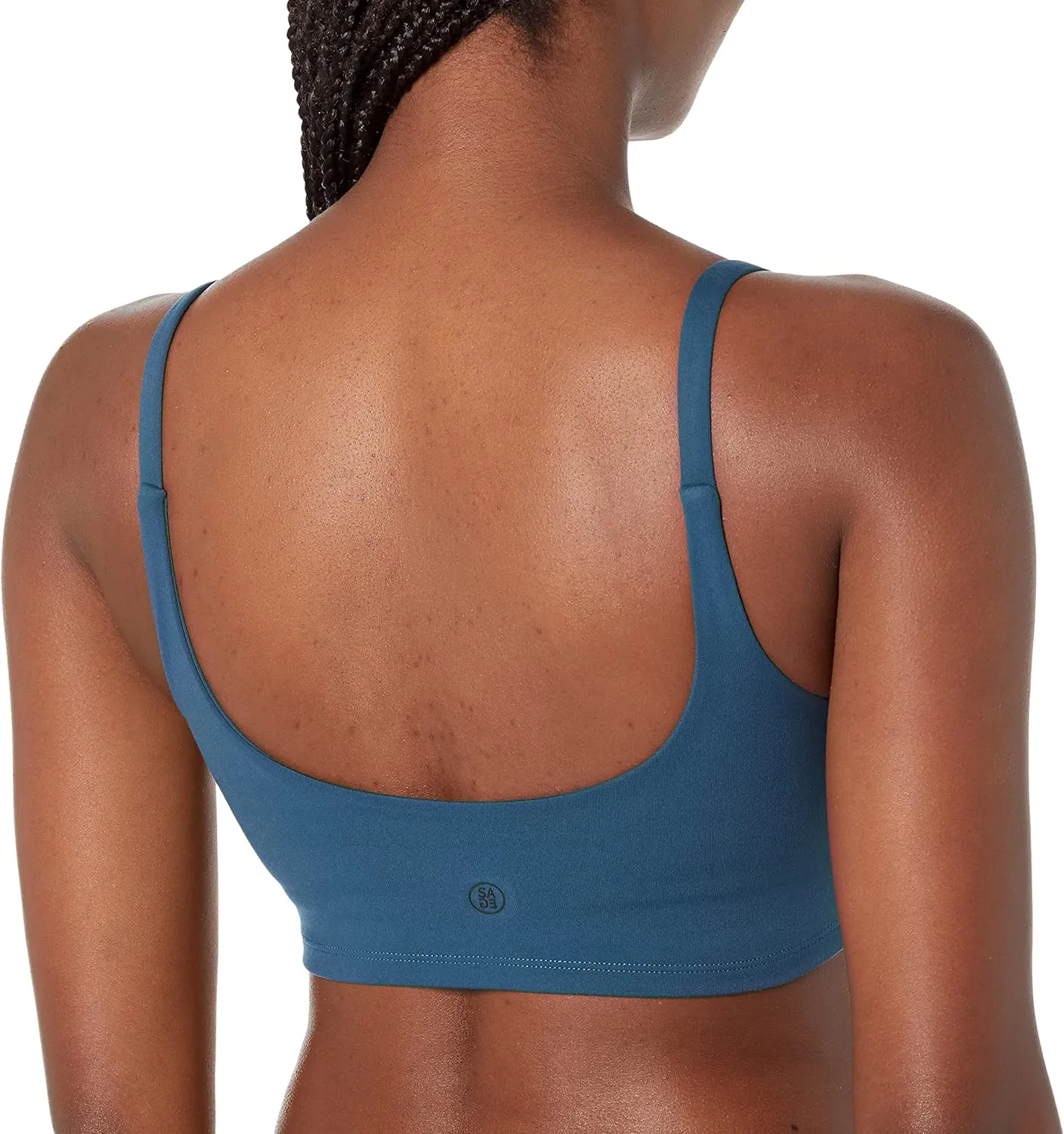Sage Collective Women's Sports Bra – Wirefree, Removable Pads, Yoga, Pilates, Running, Workouts, Cycling, Casual Wear