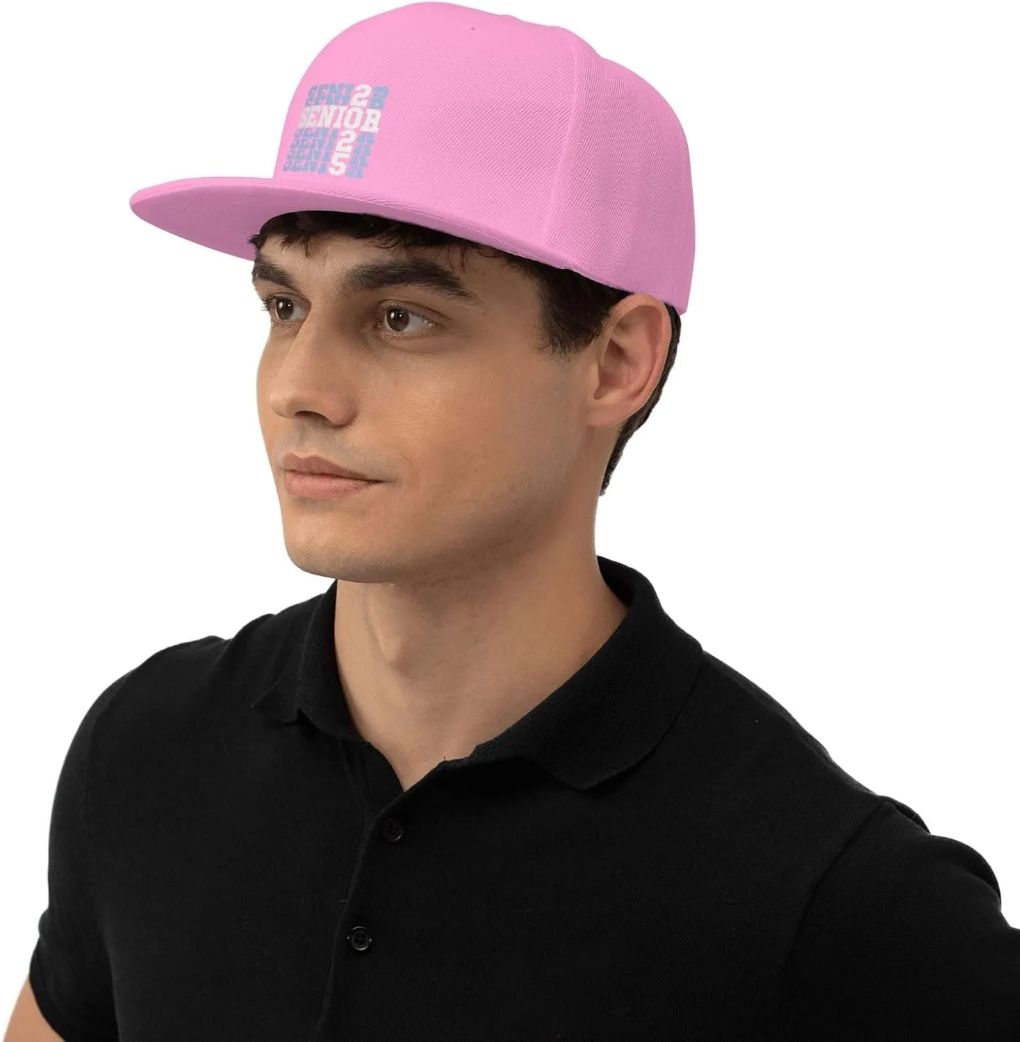 Senior Class of 2025 Baseball Cap Flat Bill Hats Trucker Hat for Men Women Snapback Hat