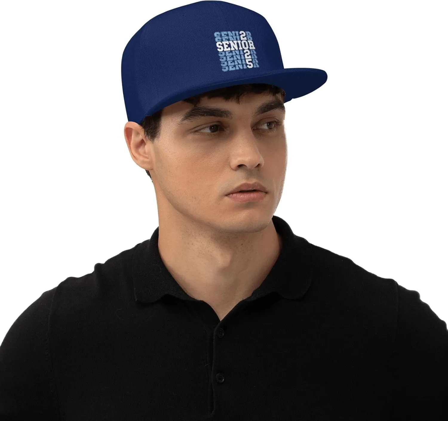 Senior Class of 2025 Baseball Cap Flat Bill Hats Trucker Hat for Men Women Snapback Hat