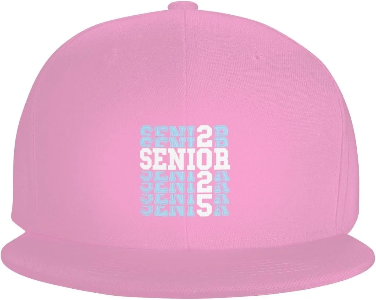 Senior Class of 2025 Baseball Cap Flat Bill Hats Trucker Hat for Men Women Snapback Hat