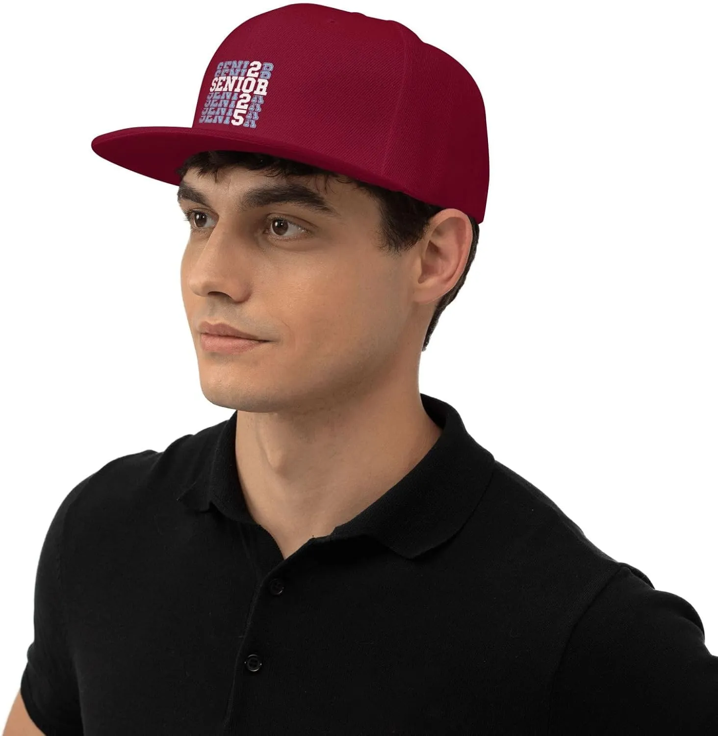 Senior Class of 2025 Baseball Cap Flat Bill Hats Trucker Hat for Men Women Snapback Hat