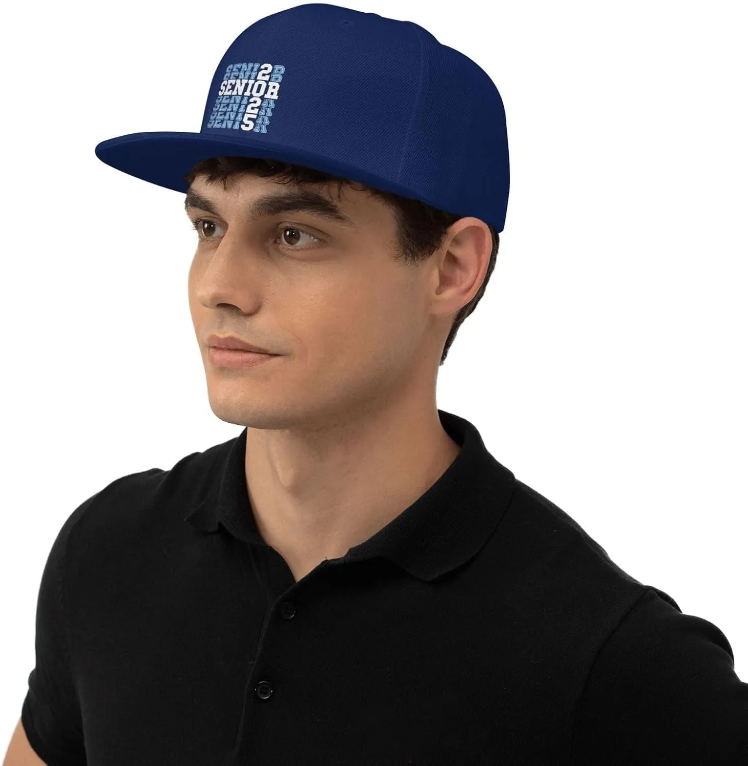 Senior Class of 2025 Baseball Cap Flat Bill Hats Trucker Hat for Men Women Snapback Hat