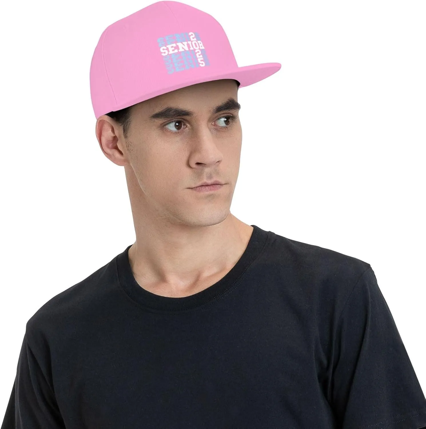 Senior Class of 2025 Baseball Cap Flat Bill Hats Trucker Hat for Men Women Snapback Hat