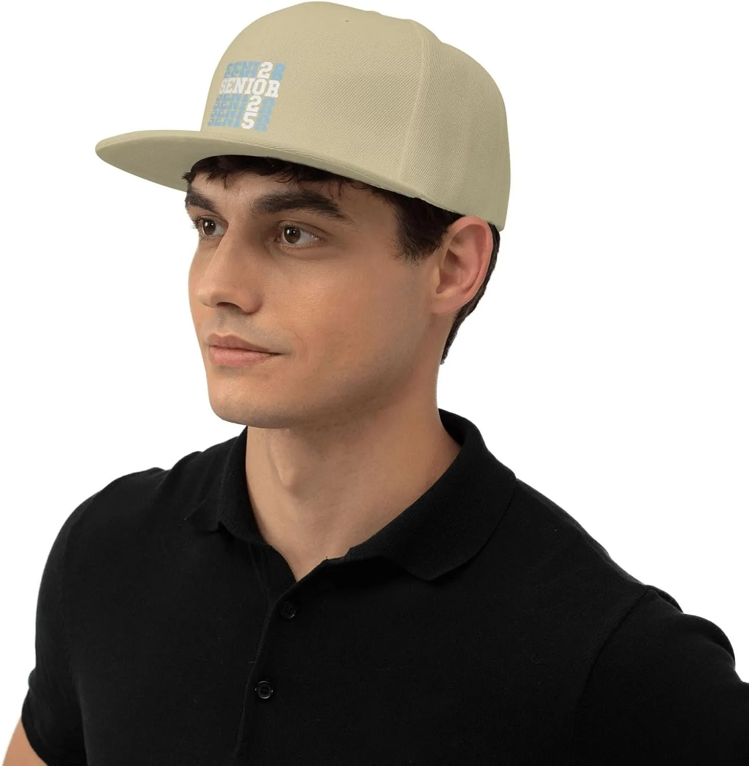 Senior Class of 2025 Baseball Cap Flat Bill Hats Trucker Hat for Men Women Snapback Hat