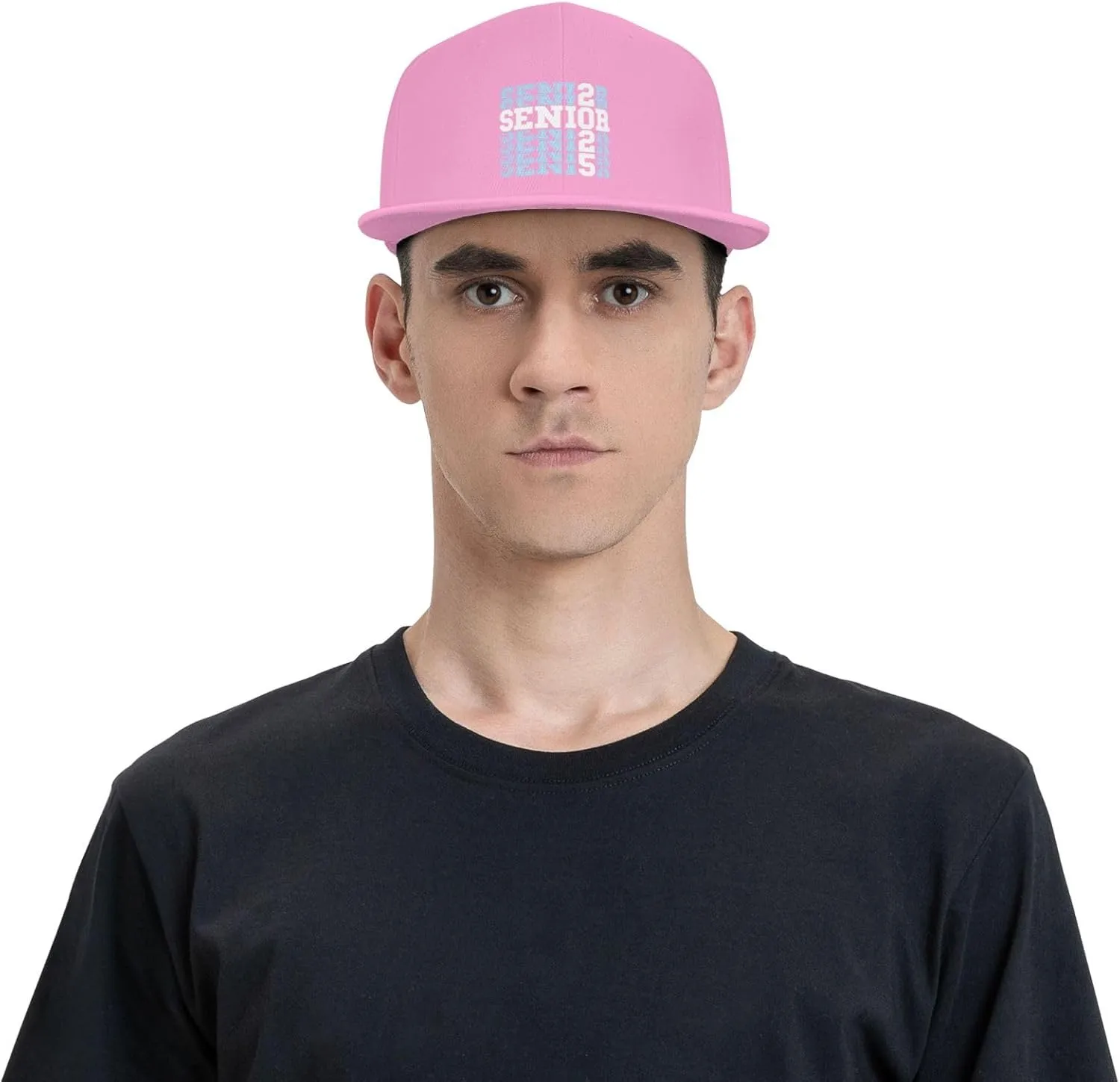 Senior Class of 2025 Baseball Cap Flat Bill Hats Trucker Hat for Men Women Snapback Hat