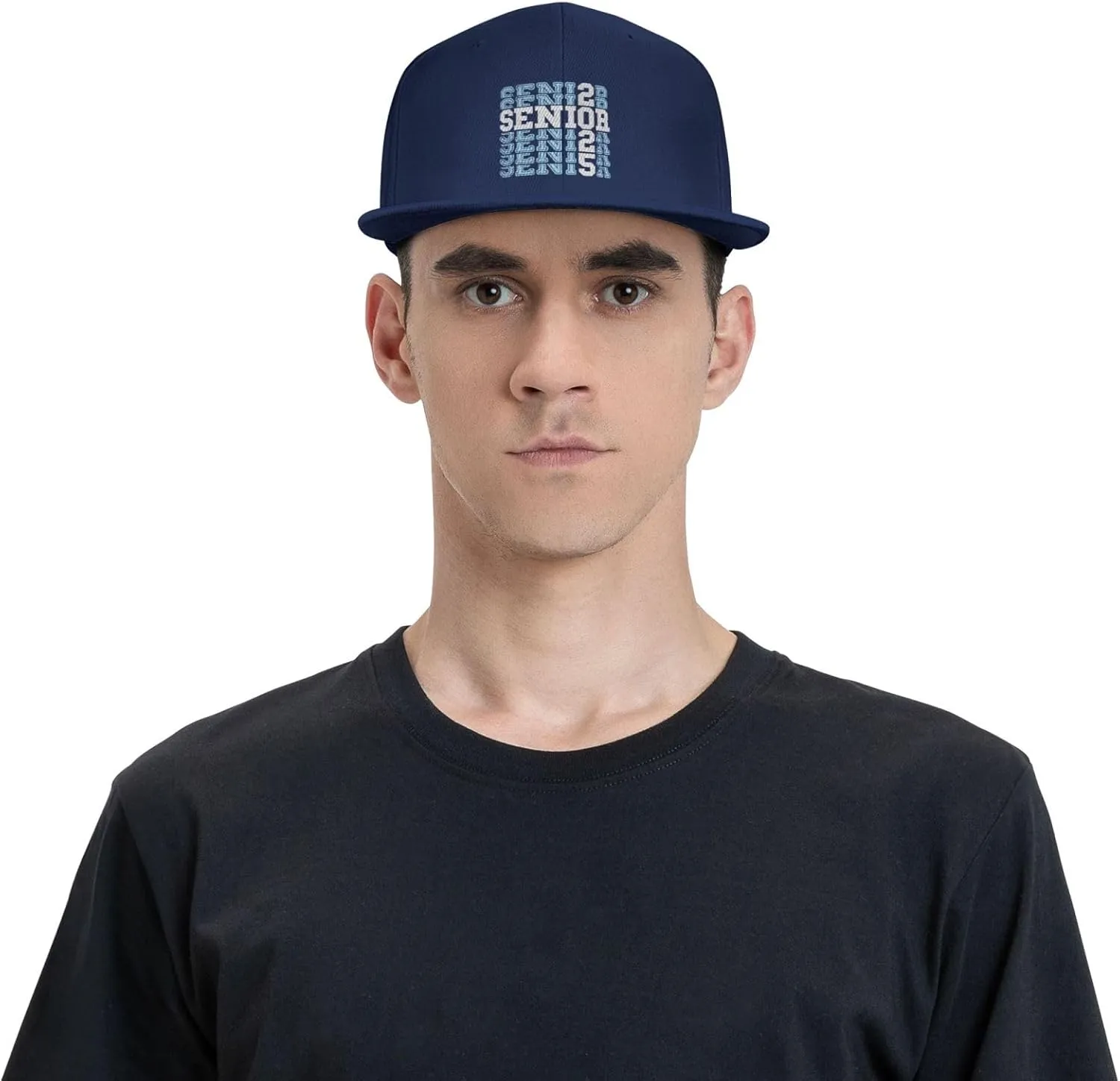 Senior Class of 2025 Baseball Cap Flat Bill Hats Trucker Hat for Men Women Snapback Hat