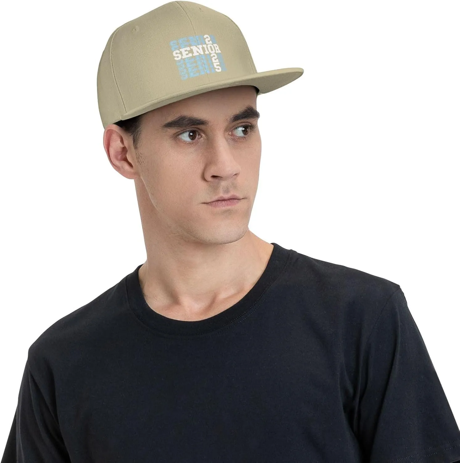 Senior Class of 2025 Baseball Cap Flat Bill Hats Trucker Hat for Men Women Snapback Hat